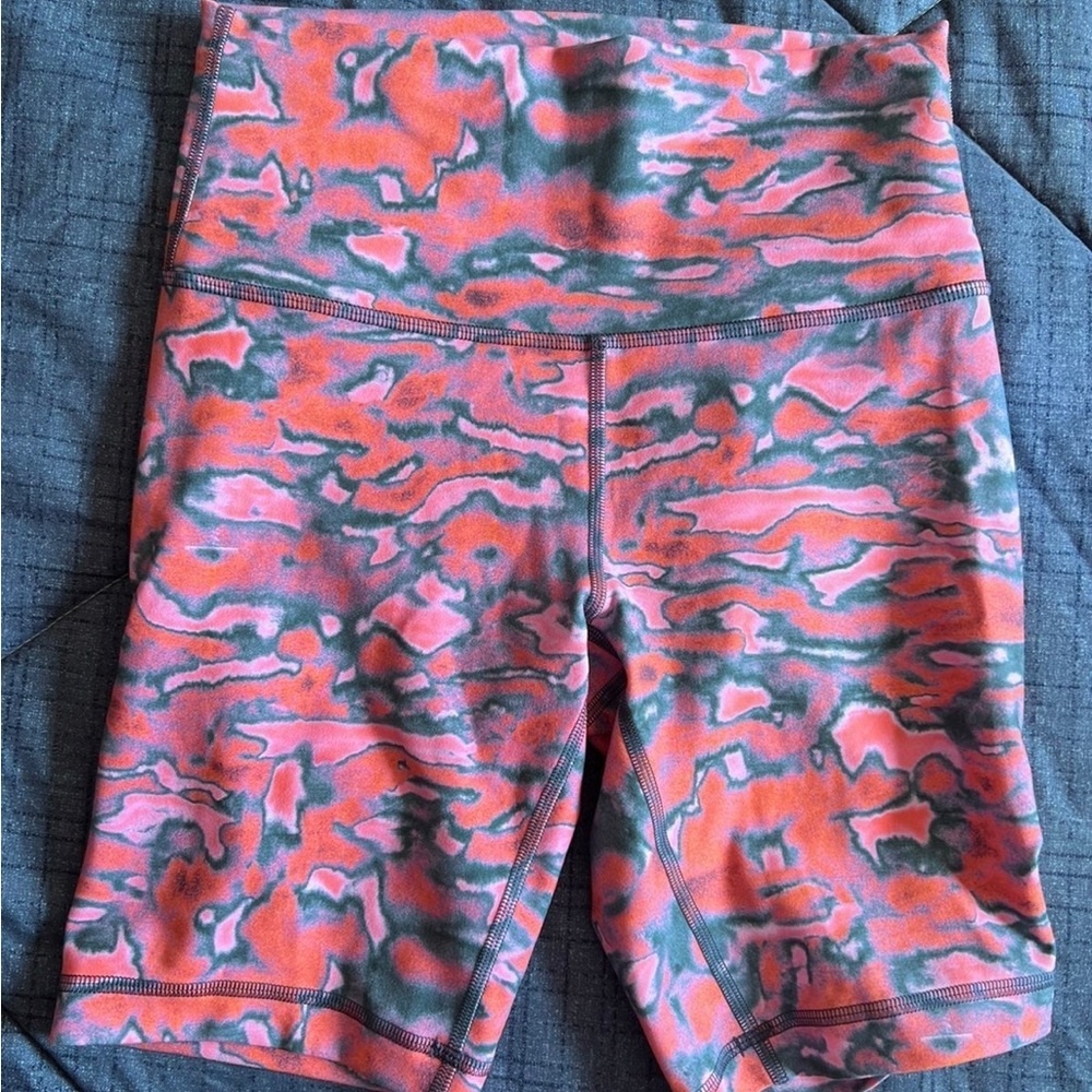 lululemon athletica Pink and Gray Athletic Shorts